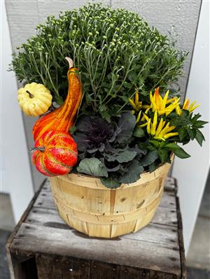 VIntage Pumpkin Basket