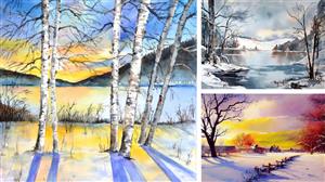 Winter Watercolors