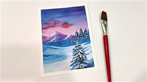 Watercolor Snow